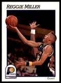 1991-92 NBA Hoops Reggie Miller . Indiana Pacers #84