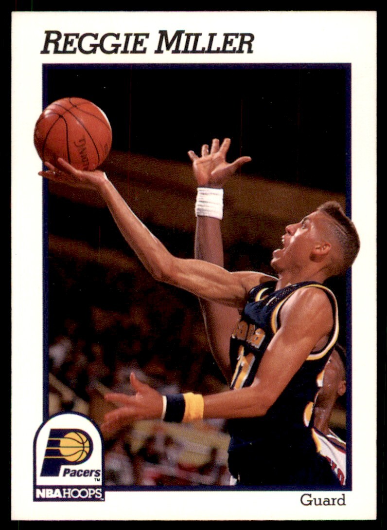 1991-92 NBA Hoops Reggie Miller . Indiana Pacers #84