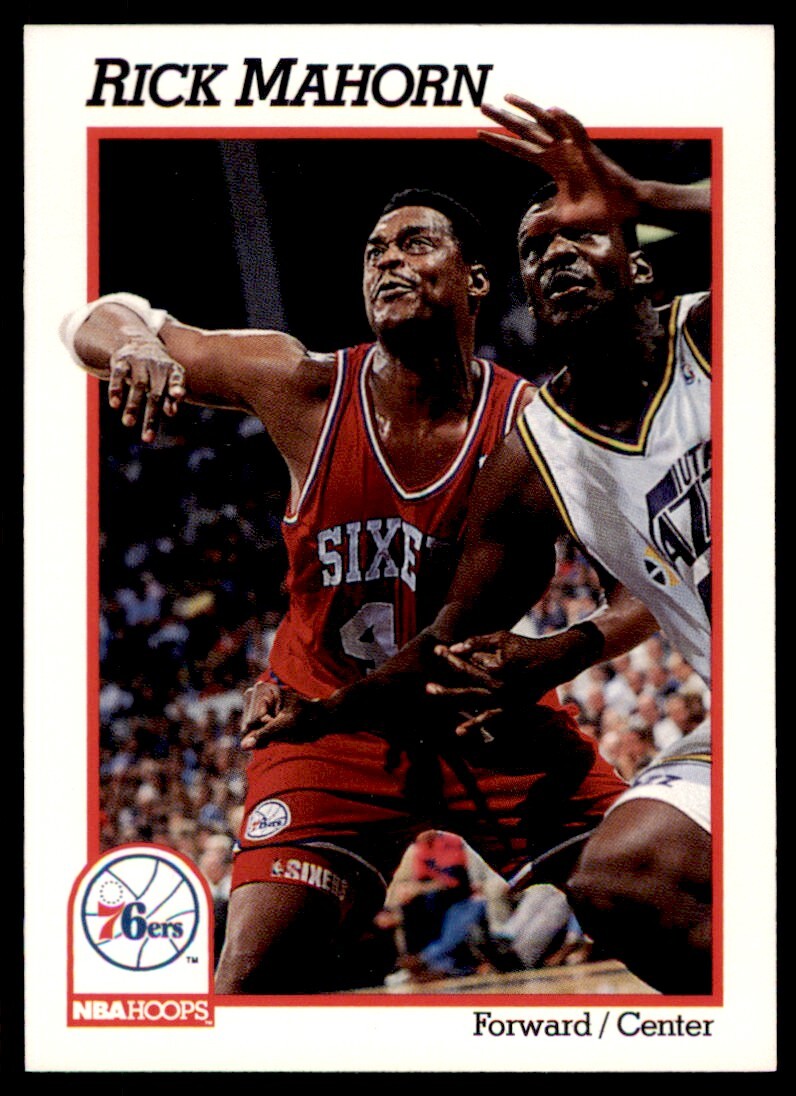 1991-92 NBA Hoops Rick Mahorn . Philadelphia 76ers #162