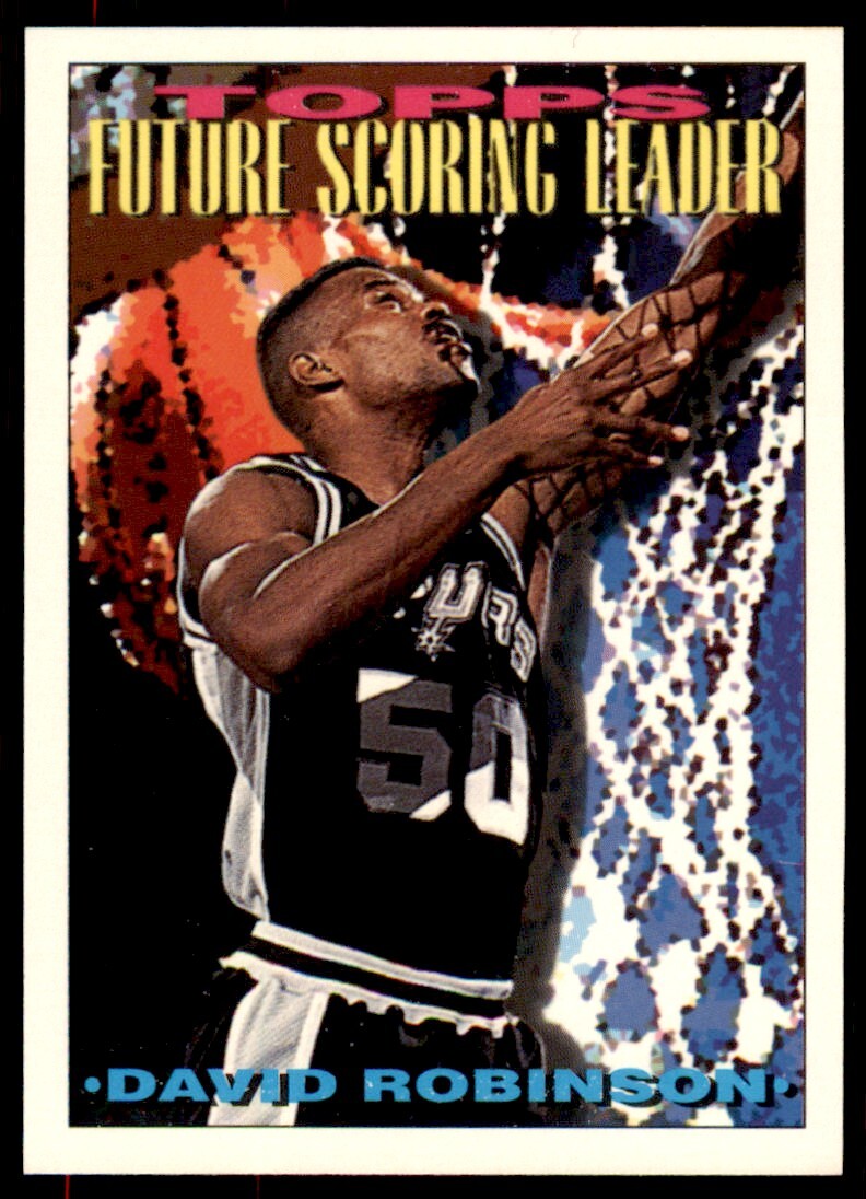 1993-94 Topps David Robinson . San Antonio Spurs #387