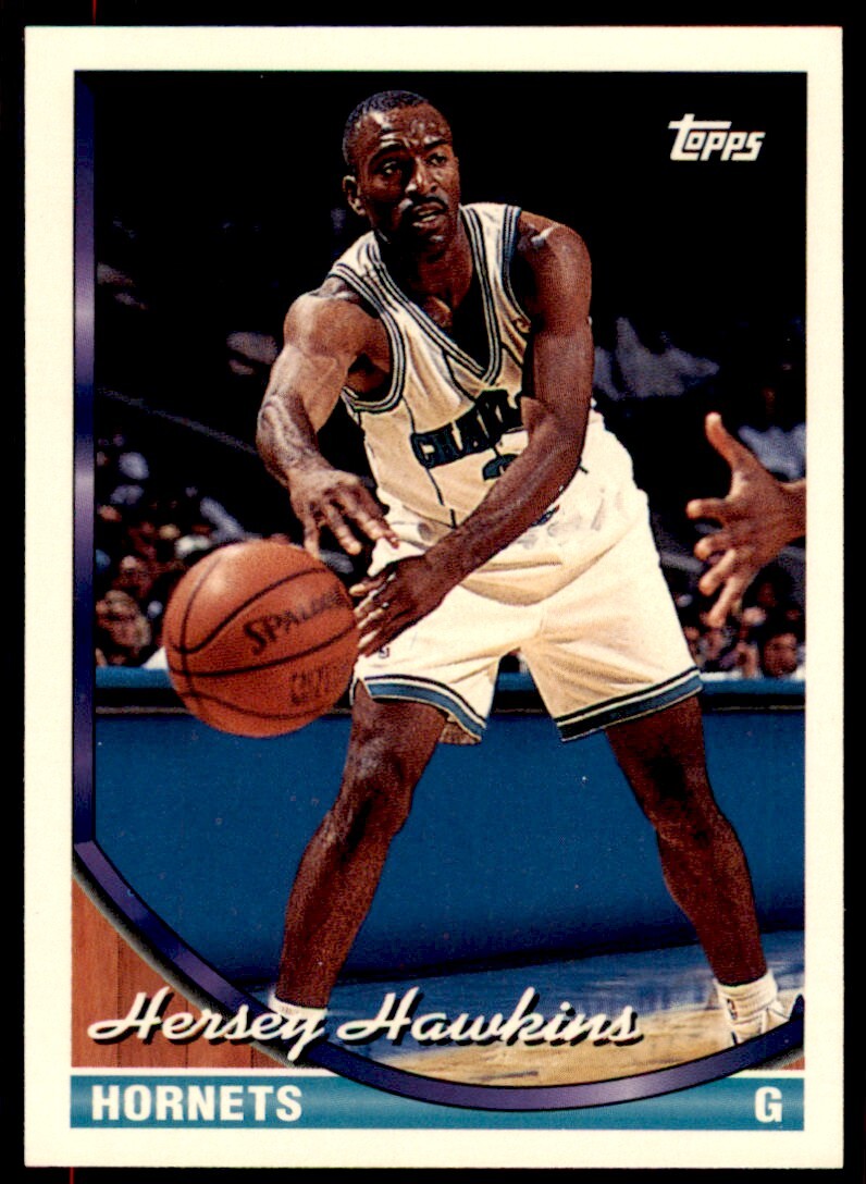 1993-94 Topps Hersey Hawkins . Charlotte Hornets #276