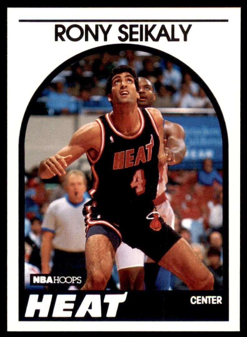 1989-90 NBA Hoops Rony Seikaly Rookie . Miami Heat #243