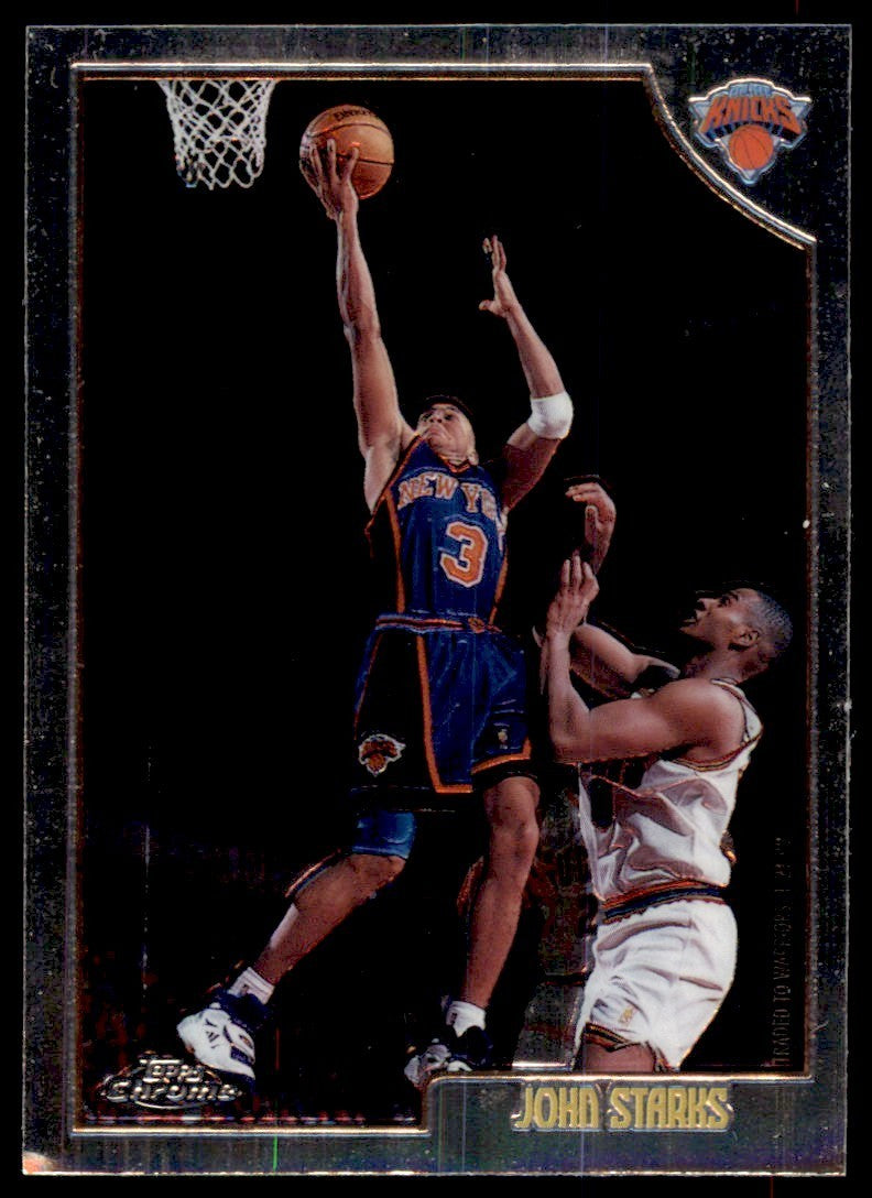 1999-00 Topps Chrome John Starks Basketball Cards #176