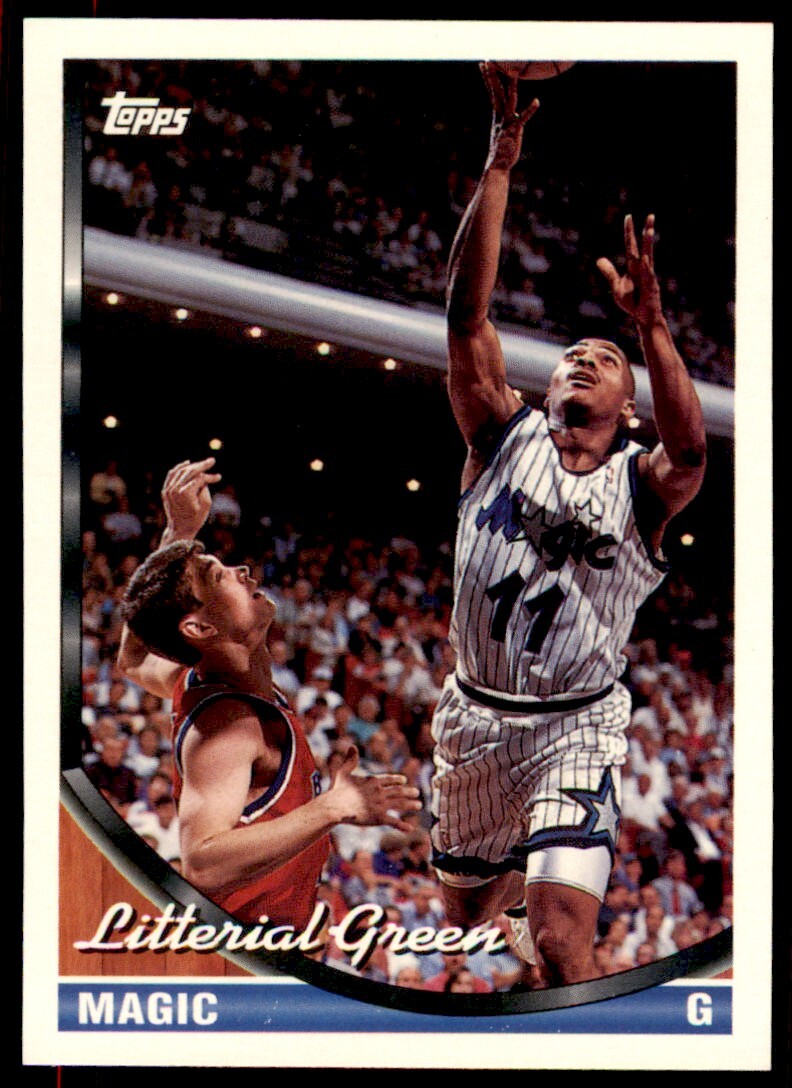 1993-94 Topps Litterial Green . Orlando Magic #355