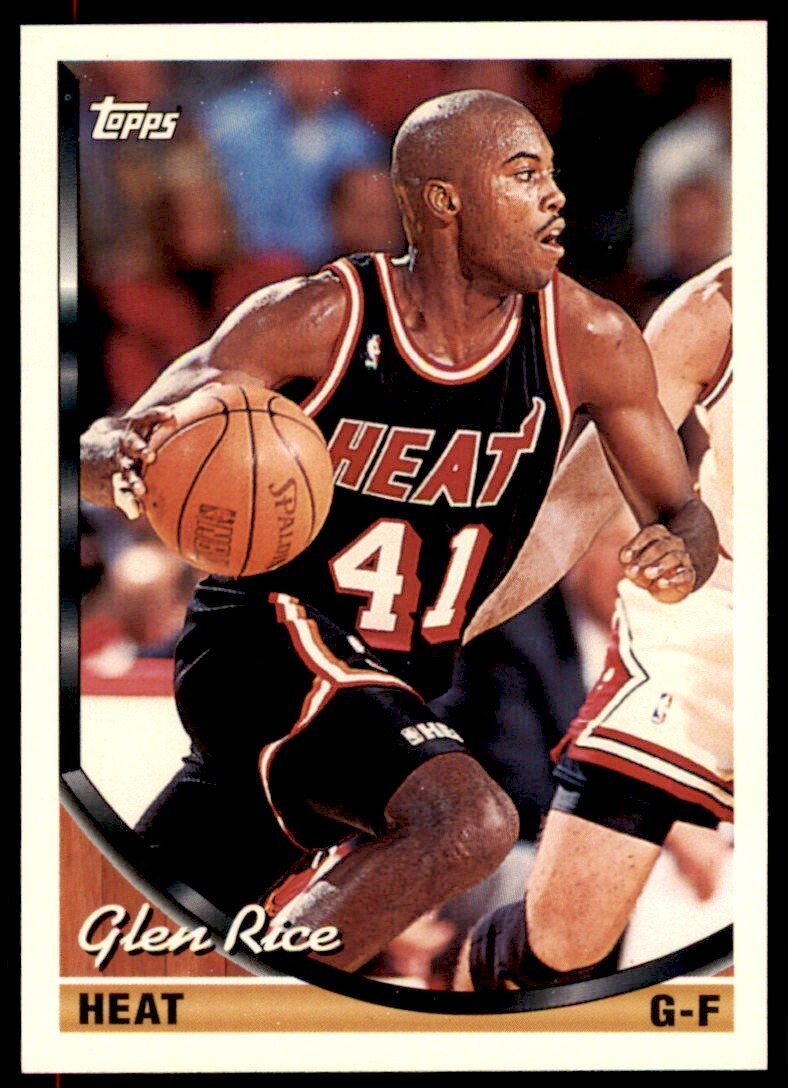 1993-94 Topps Glen Rice . Miami Heat #337