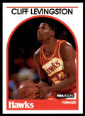 1989-90 NBA Hoops Cliff Levingston . Atlanta Hawks #22