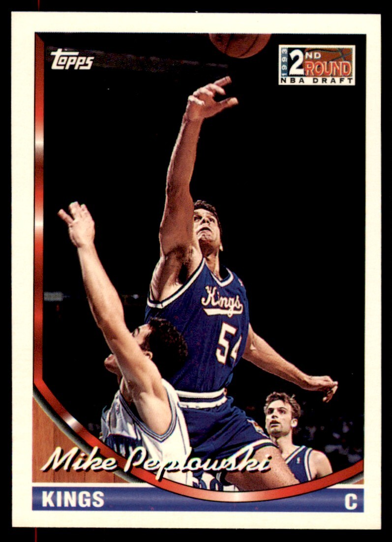 1993-94 Topps Mike Peplowski . Sacramento Kings #314
