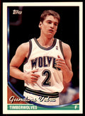 1993-94 Topps Gundars Vetra . Minnesota Timberwolves #114