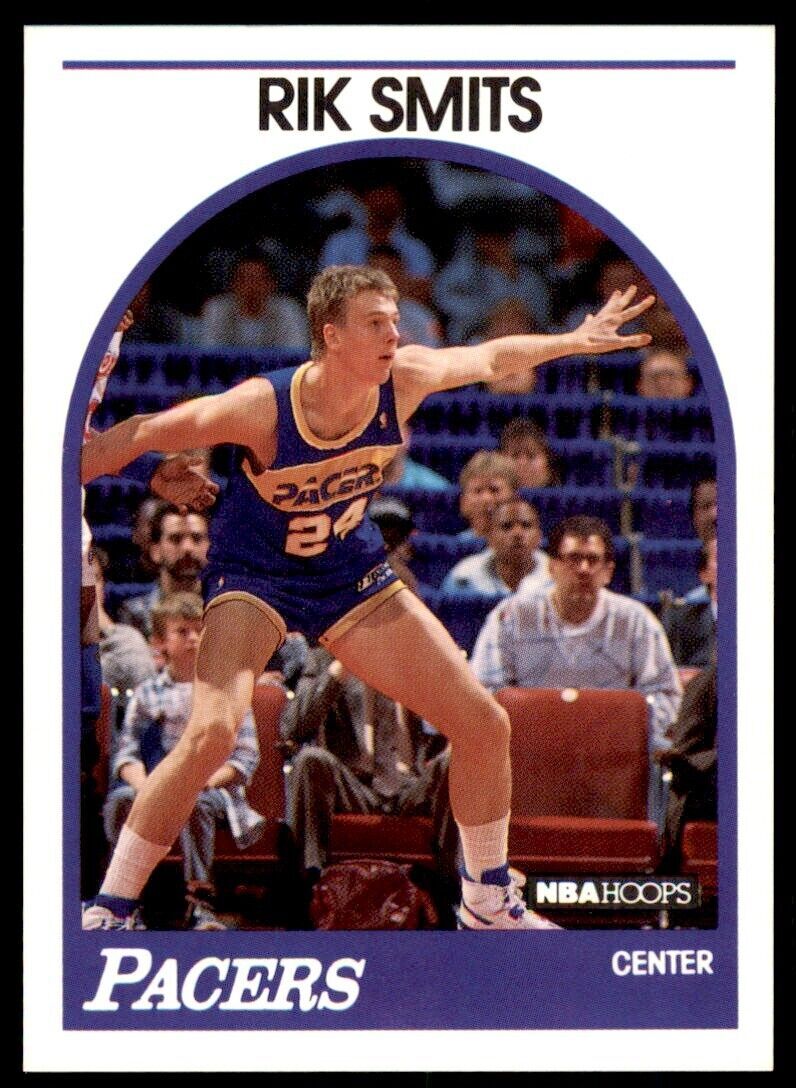 1989-90 Hoops Rik Smits Rookie . Indiana Pacers #37