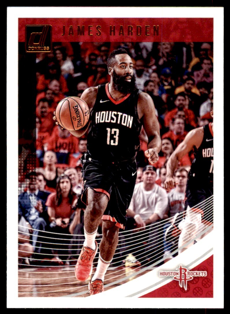 2018-19 Donruss James Harden Basketball Cards #72