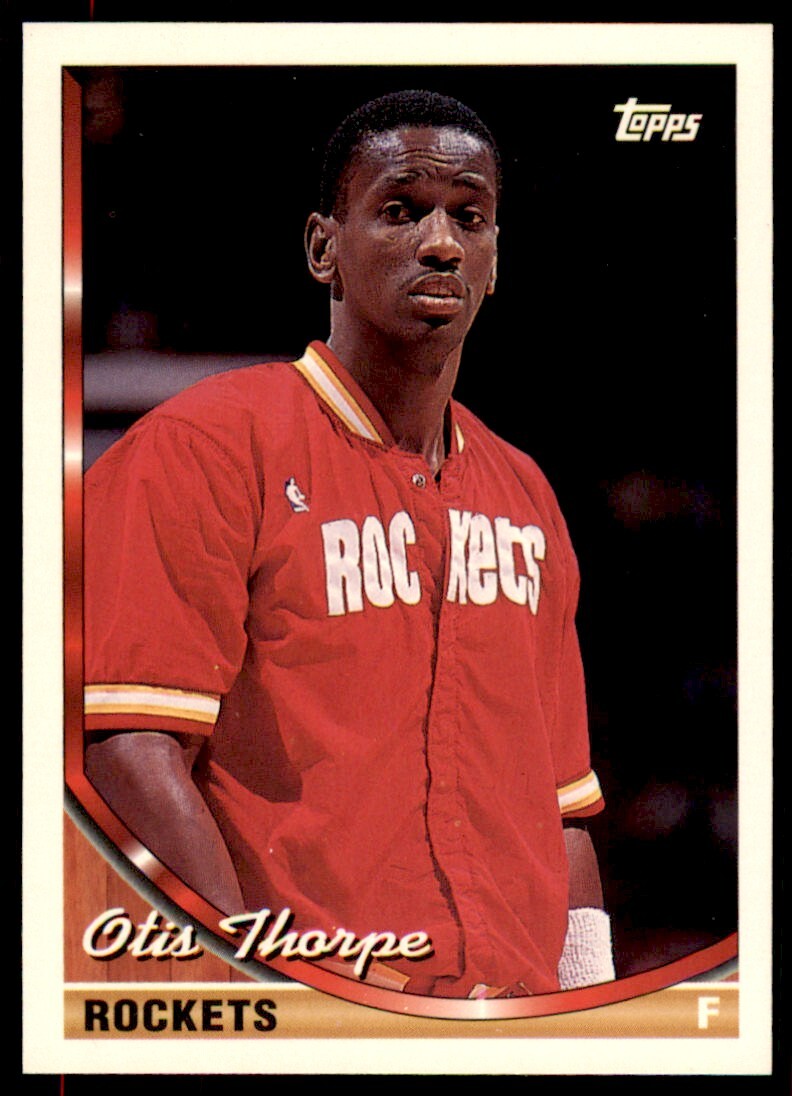 1993-94 Topps Otis Thorpe . Houston Rockets #99