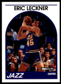 1989-90 Hoops Eric Leckner Rookie . Utah Jazz #12