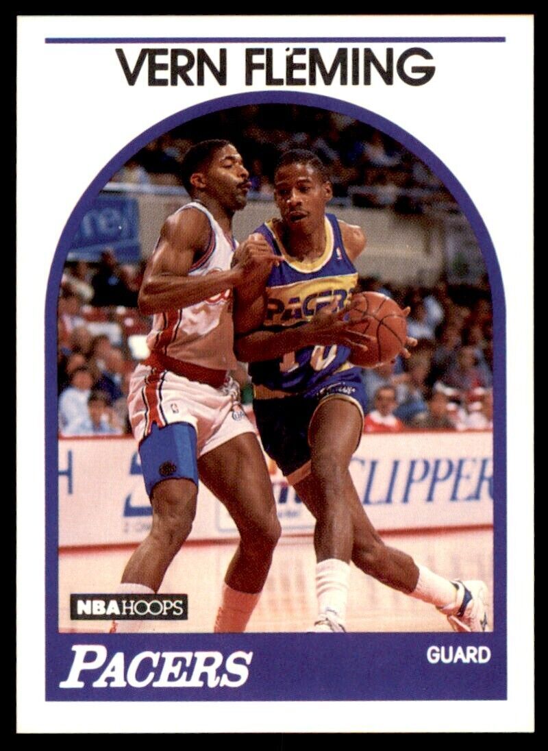 1989-90 Hoops Vern Fleming . Indiana Pacers #231