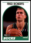 1989-90 Hoops Fred Roberts Rookie . Milwaukee Bucks #136