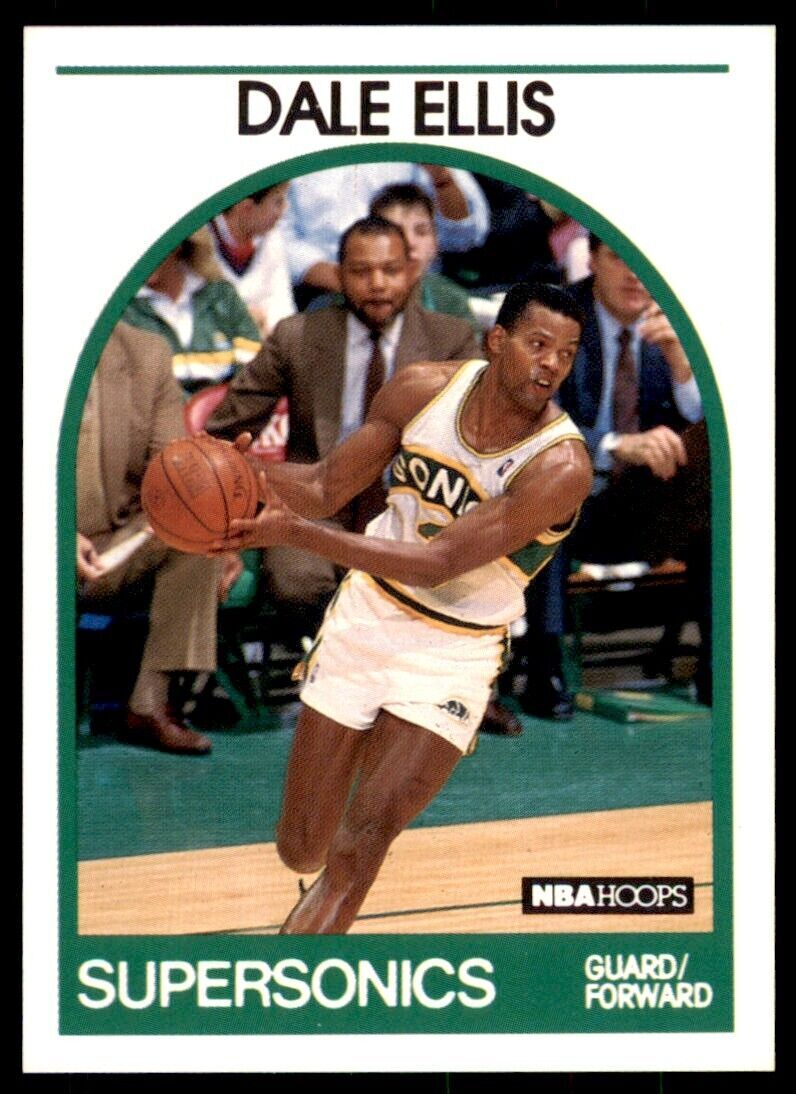 1989-90 Hoops Dale Ellis . Seattle SuperSonics #10