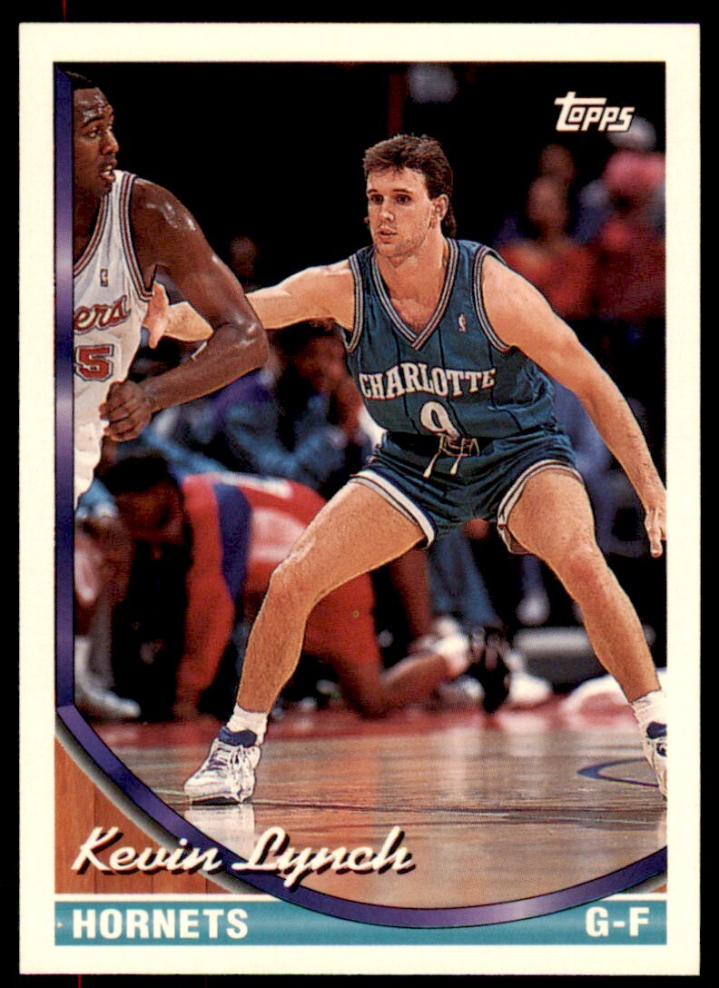 1993-94 Topps Kevin Lynch . Charlotte Hornets #72
