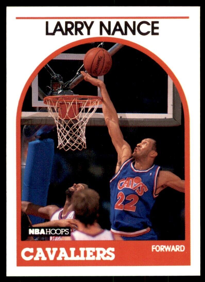 1989-90 Hoops Larry Nance . Cleveland Cavaliers #25