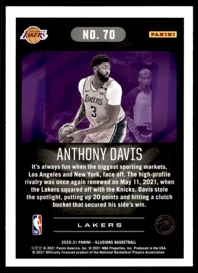 2020-21 Panini Illusions Anthony Davis A Basketball Cards #70
