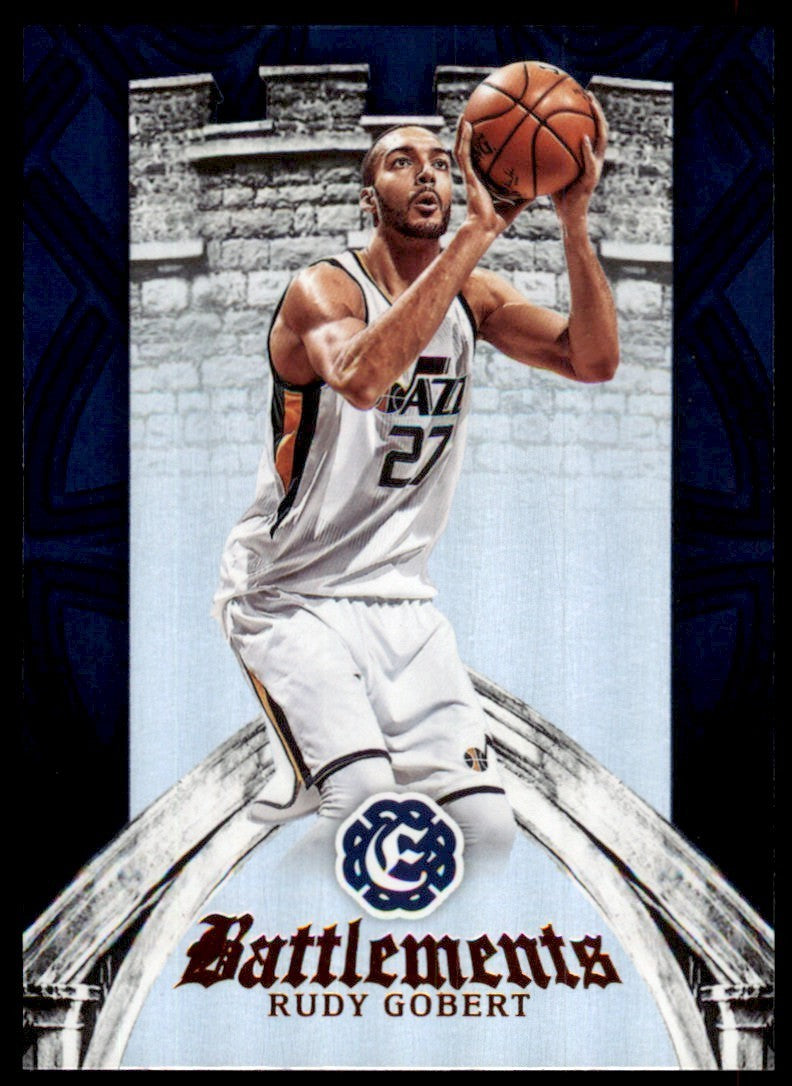2016-17 Panini Excalibur Rudy Gobert Basketball Cards #5