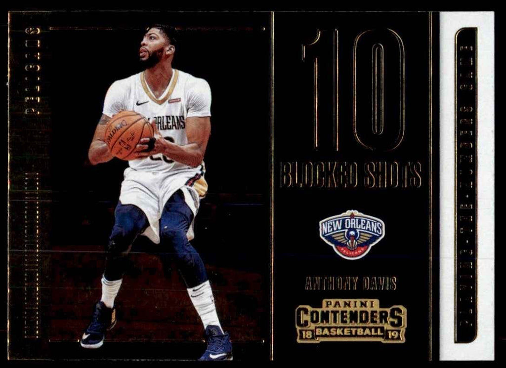 2017-18 Panini Contenders Anthony Davis Basketball Cards #9