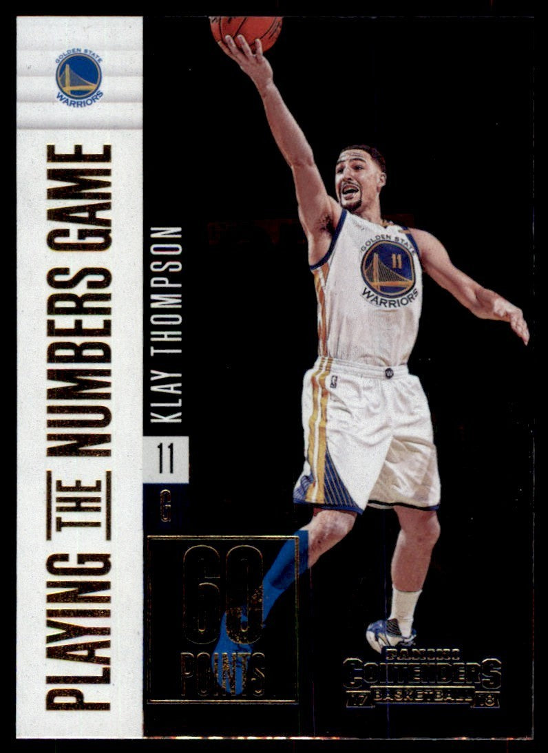 2017-18 Panini Contenders Klay Thompson Basketball Cards #16