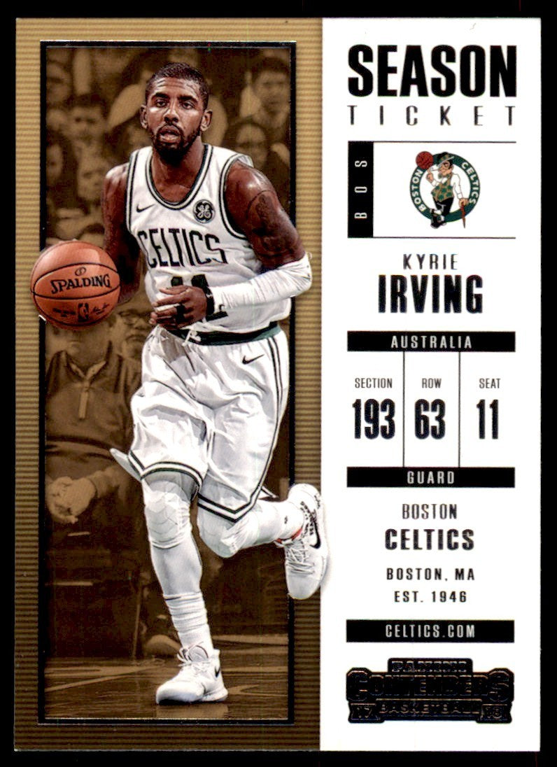 2017-18 Panini Contenders Kyrie Irving B Basketball Cards #27