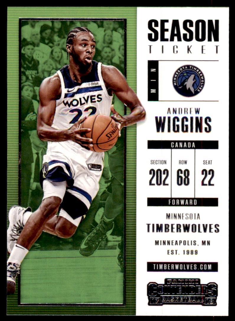 2017-18 Panini Contenders Andrew Wiggins  Basketball Cards #95