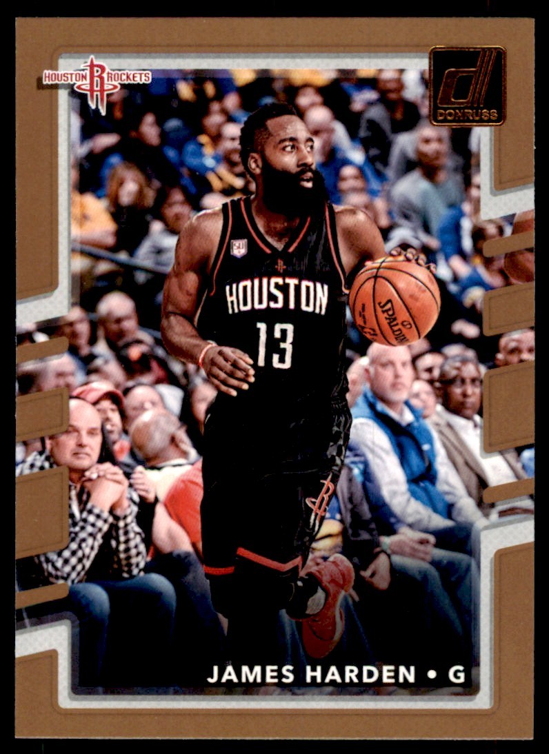 2017-18 Donruss James Harden A Basketball Cards #51
