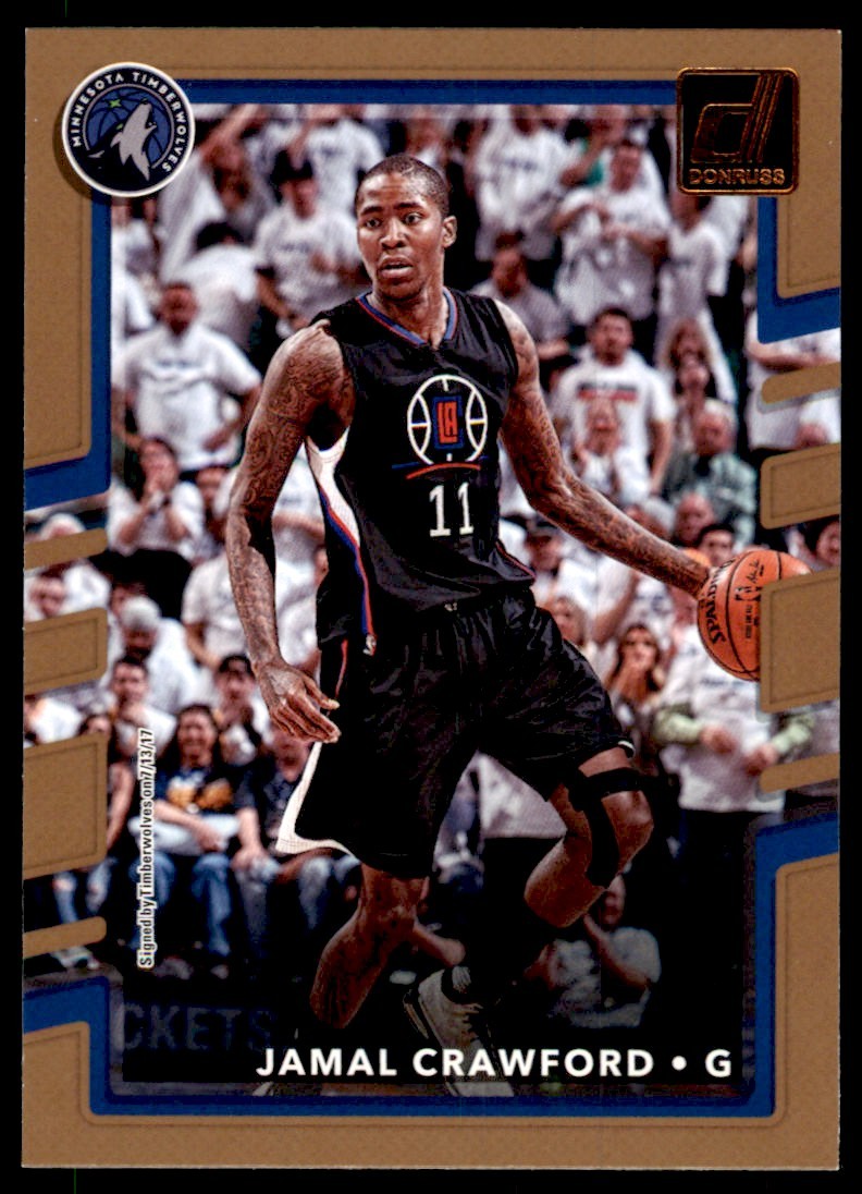 2017-18 Donruss. Jamal Crawford Basketball Cards #87