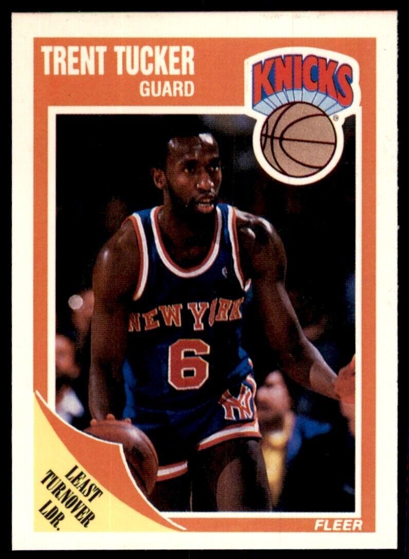 1989-90 Fleer Trent Tucker New York Knicks #105