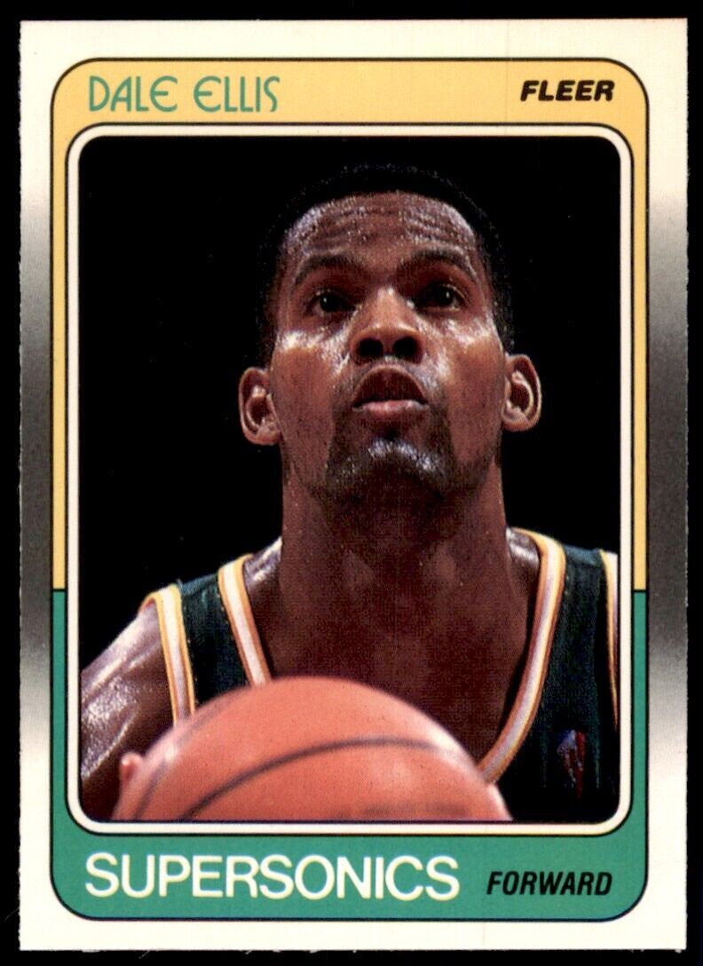 1988-89 Fleer Dale Ellis Seattle SuperSonics #107