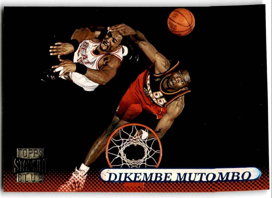 1996-97 Stadium Club Dikembe Mutombo Basketball Cards #96