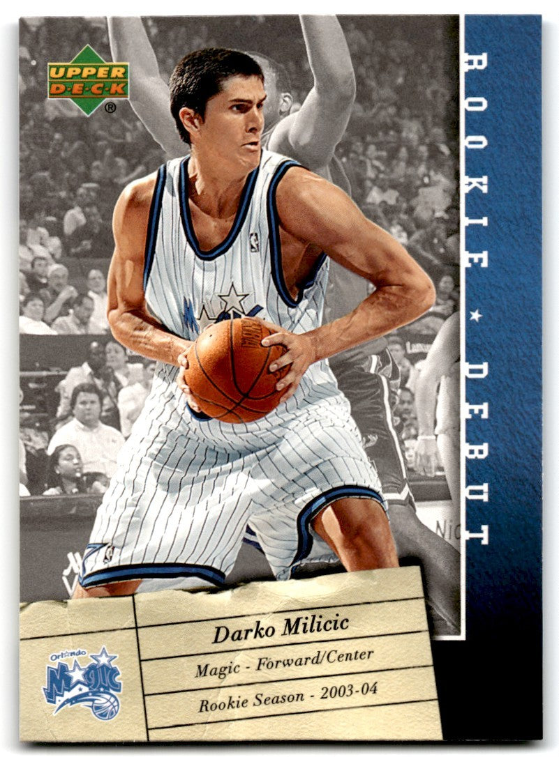 2006-07 Upper Deck Rookie Debut Darko Milicic Basketball Cards #70