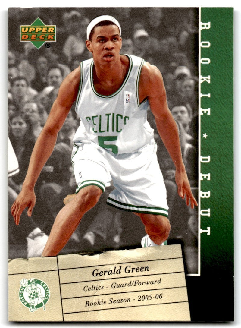 2006-07 Upper Deck Rookie Debut Gerald Green A Basketball Cards #4