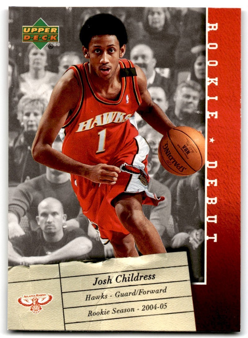 2006-07 Upper Deck Rookie Debut Josh Childress Basketball Cards #1