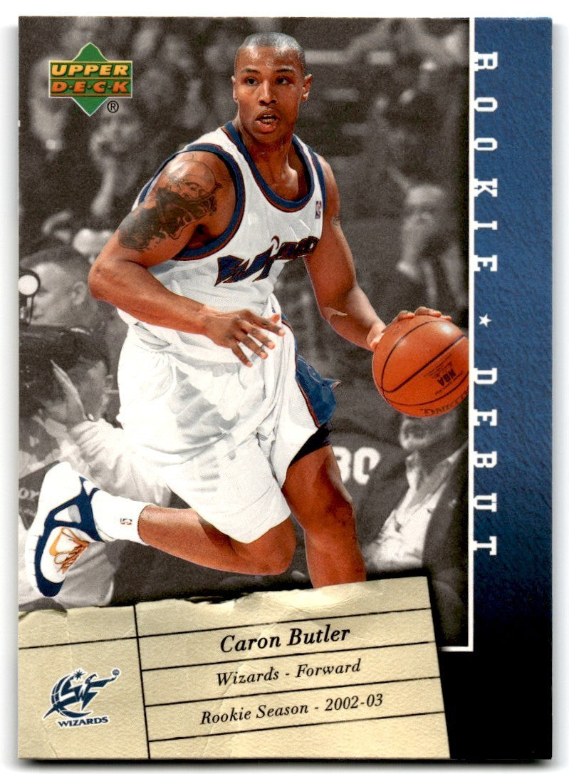 2006-07 Upper Deck Rookie Debut Caron Butler Basketball Cards #100