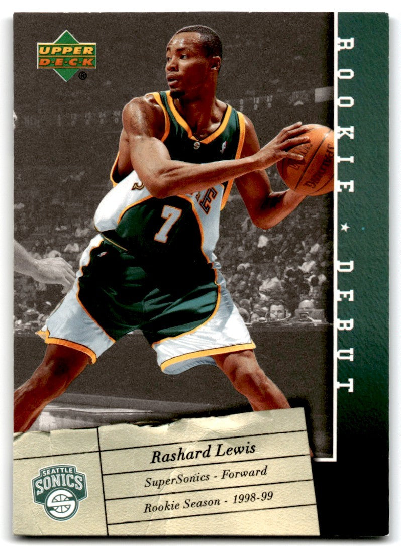 2006-07 Upper Deck Rookie Debut Rashard Lewis B Basketball Cards #90