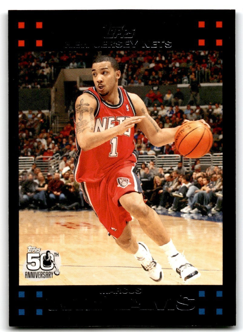 2007-08 Topps Marcus Williams Basketball Cards #105