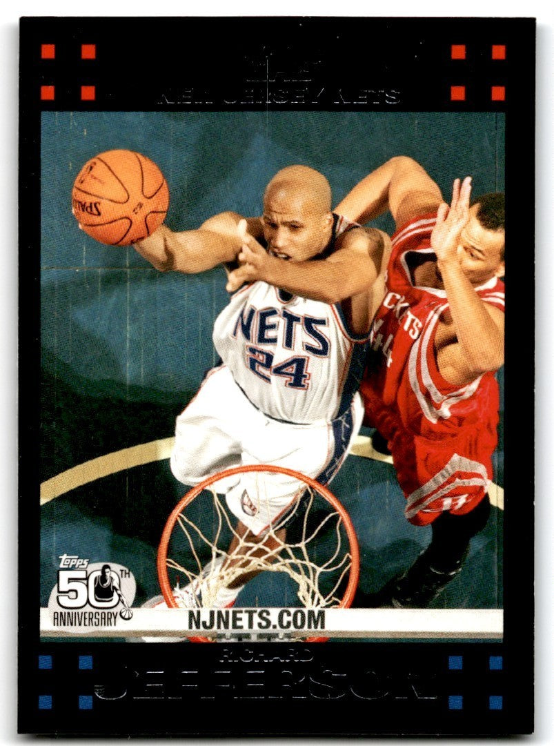 2007-08 Topps Richard Jefferson Basketball Cards #95