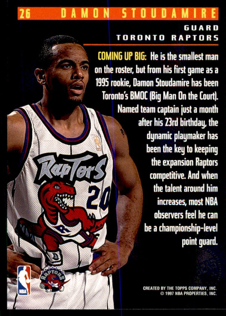 1997-98 Topps Members Only Damon Stoudamire Toronto Raptors #26