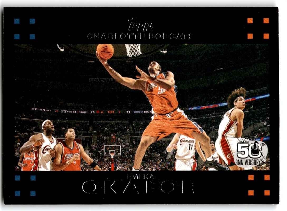 2007-08 Topps Emeka Okafor Basketball Cards #50