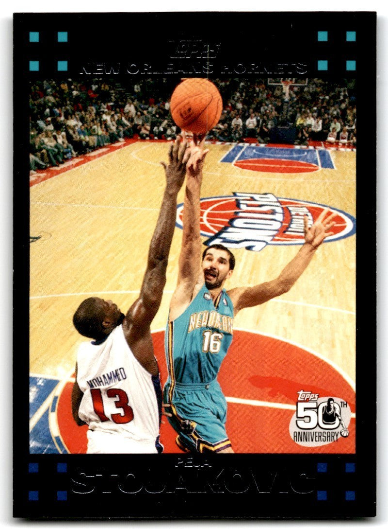 2007-08 Topps. Peja Stojakovic Basketball Cards #26
