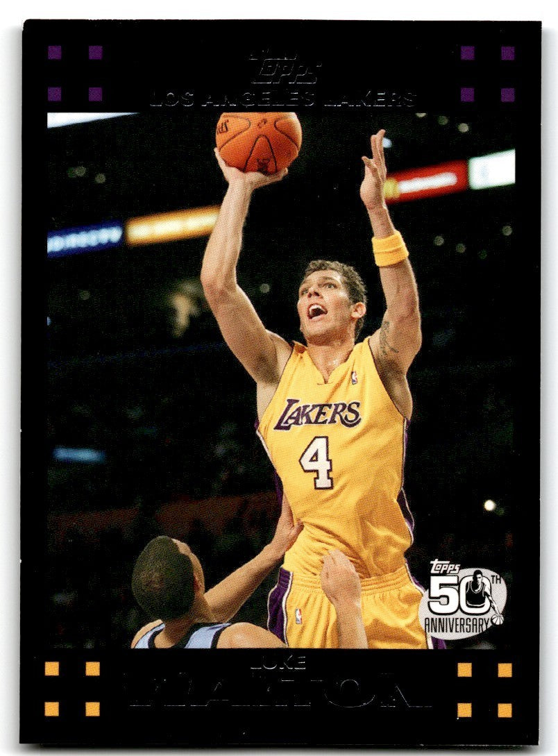 2007-08 Topps. Luke Walton D Basketball Cards #70