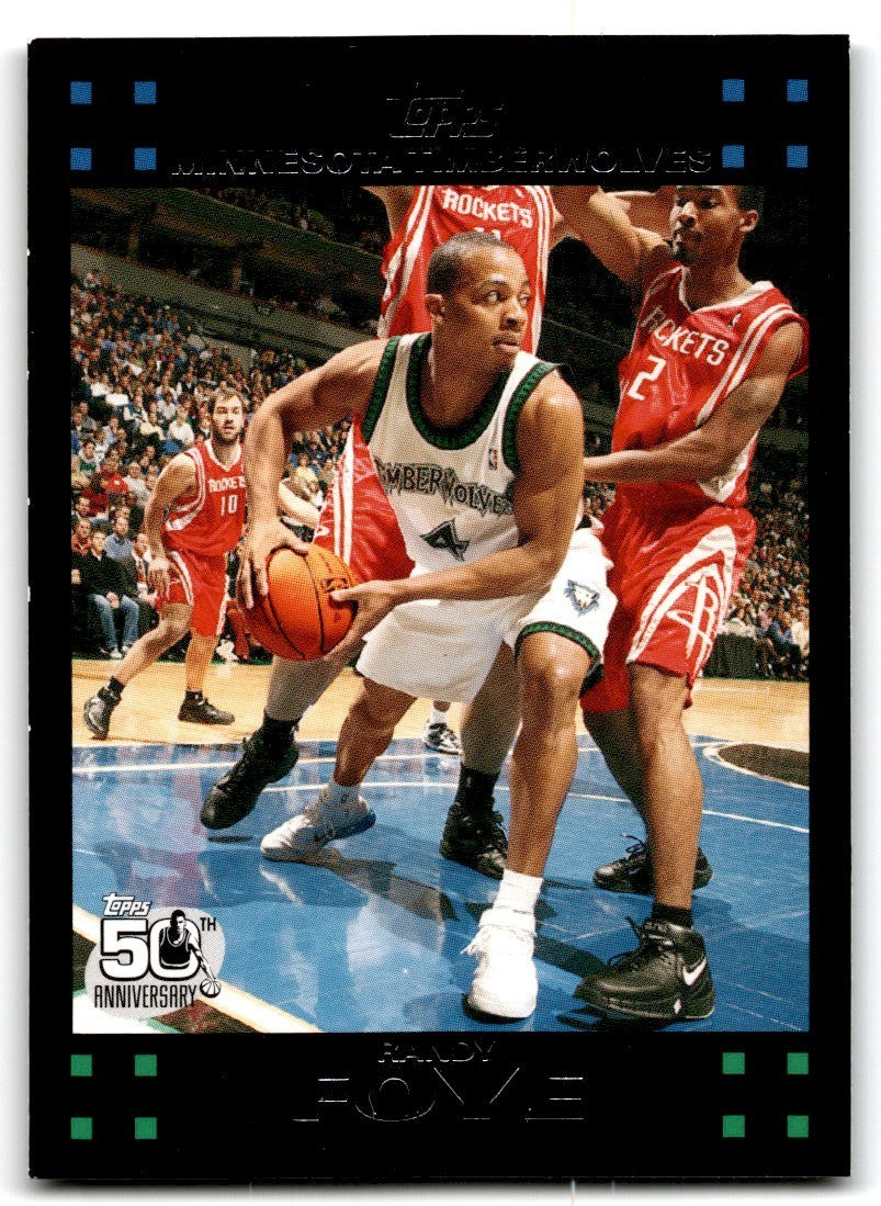 2007-08 Topps. Randy Foye Basketball Cards #109