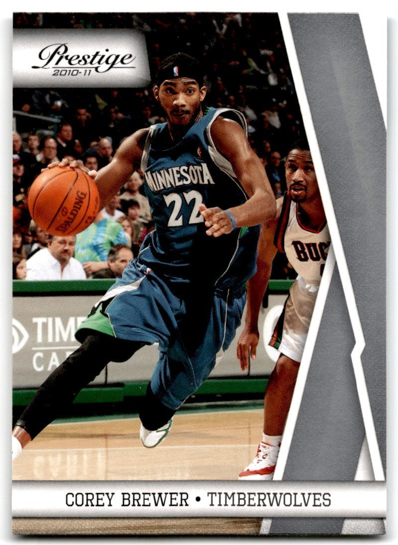 2010-11 Panini Prestige Corey Brewer A Basketball Cards #66