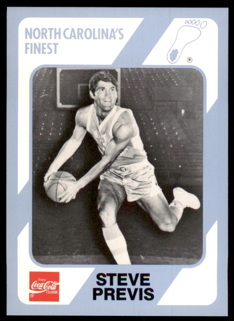 1989-90 Collegiate Collection Steve Previs North Carolina Tar Heels #109
