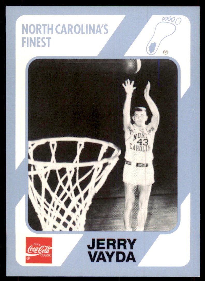 1989-90 Collegiate Collection Jerry Vayda North Carolina Tar Heels #127