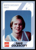 1989-90 Collegiate Collection Dave Colescott North Carolina Tar Heels #147