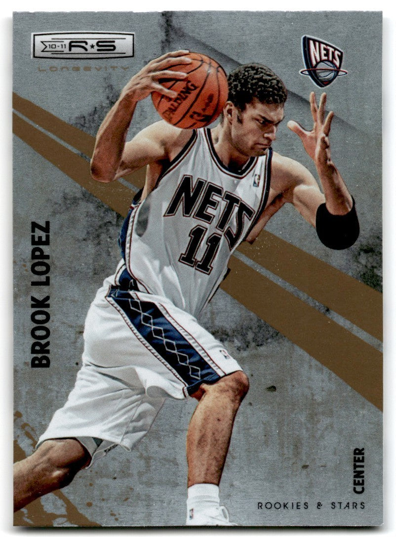 2010-11 Panini Rookies & Stars Brook Lopez Basketball Cards #5