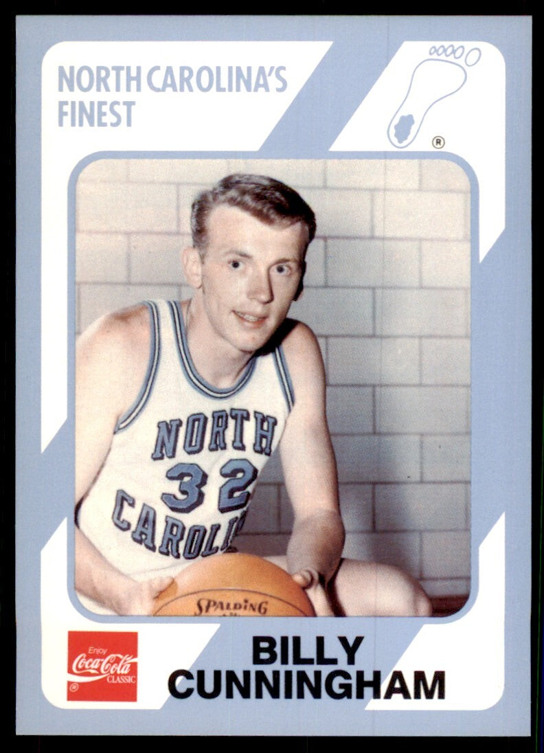 1989-90 Collegiate Collection Billy Cunningham North Carolina Tar Heels #40